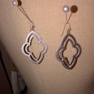 Silver earrings